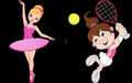 Graceful Ballerina & Tennis Star