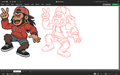 Party Animal pixel art A.I.