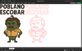Poblano Escobar pixel art A.I.