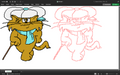 Riff Raff pixel art cartoon