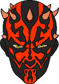 Darth Maul pixel art