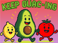 Keep Guac-ing” Pixel Art Pack