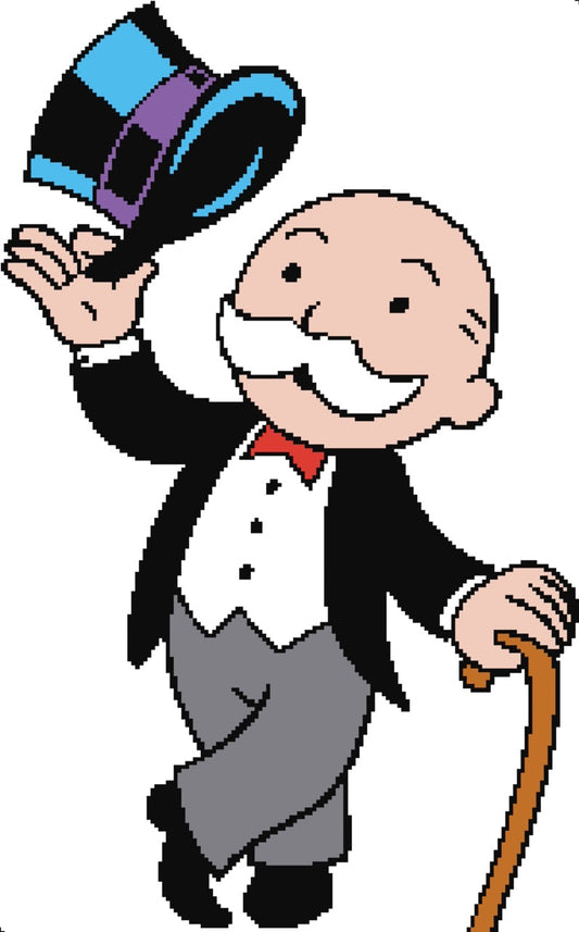 Monopoly Guy pixel art