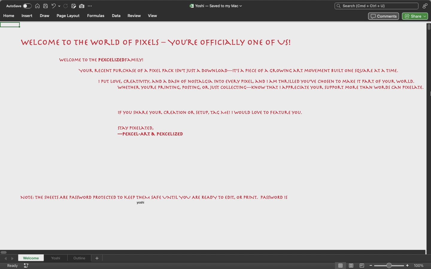Yoshi Pixel Art Pack