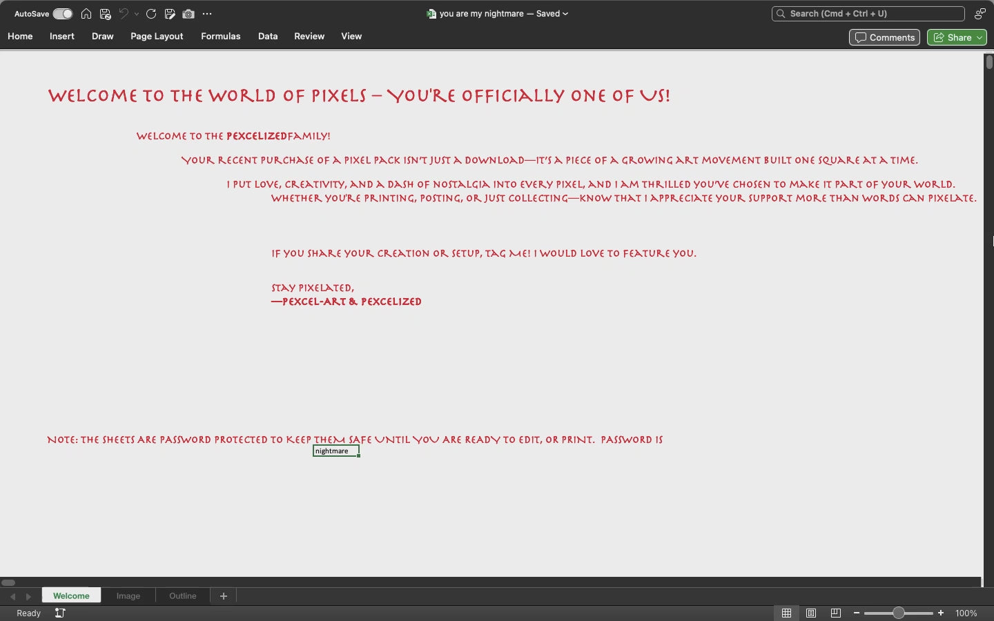 You are my nightmare