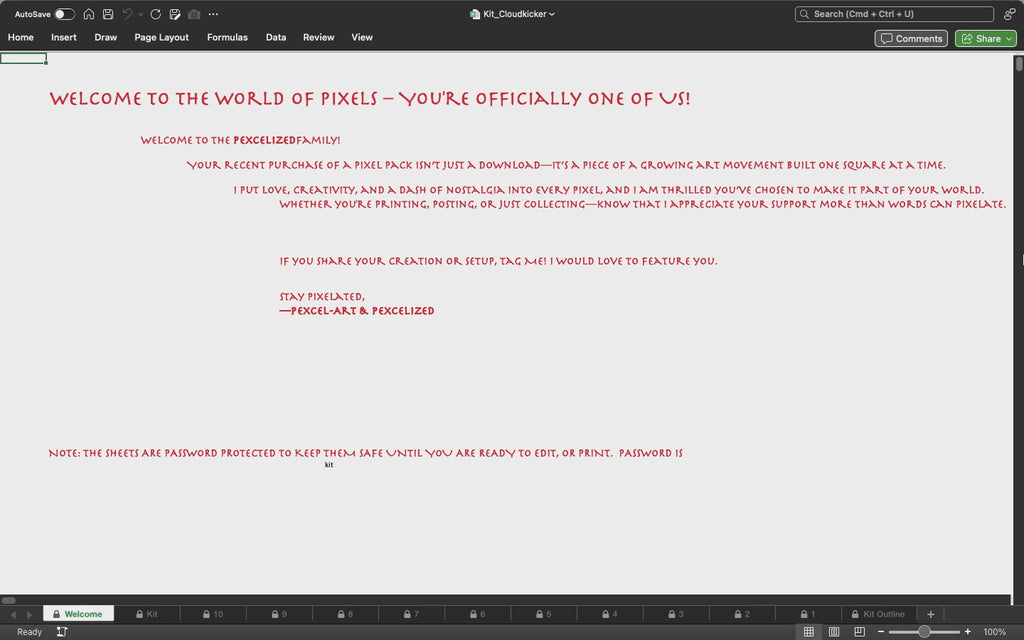 Kit Cloudkicker Pixel Art