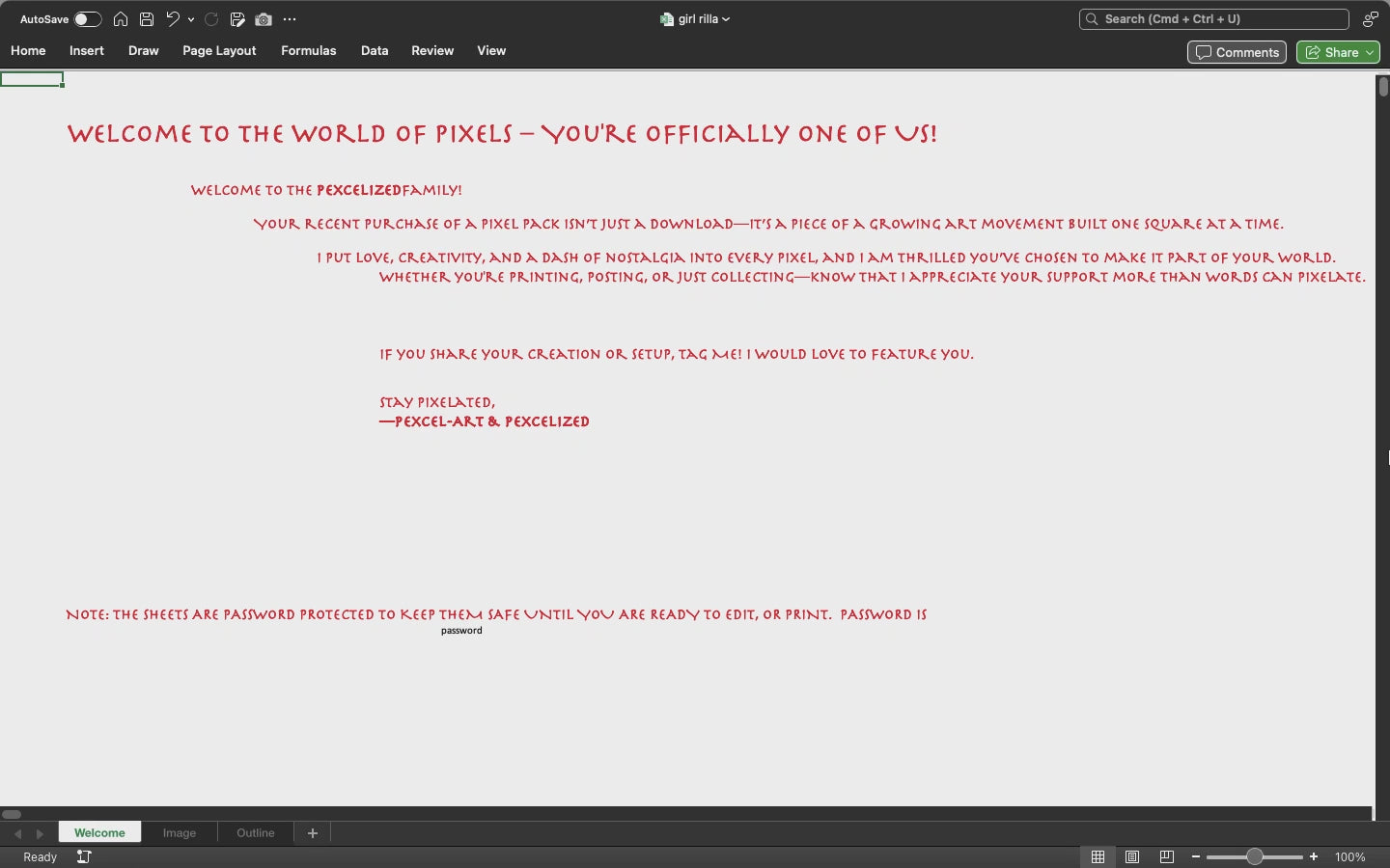 Party Animal pixel art