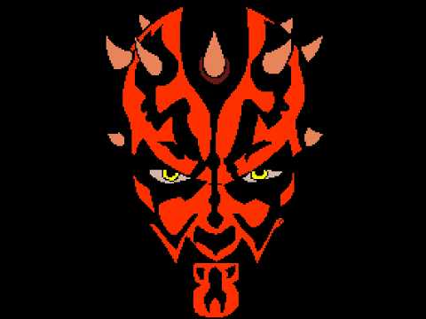 Darth Maul pixel art