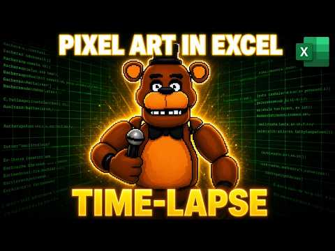 Freddy Fazbear pixel art